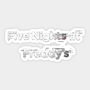 Five Nights at Freddy's Security Breach Symbol Logo Sticker